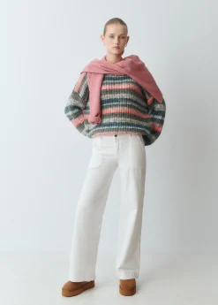 Pantalones*Brownie Pantalón pana culotte Crudo