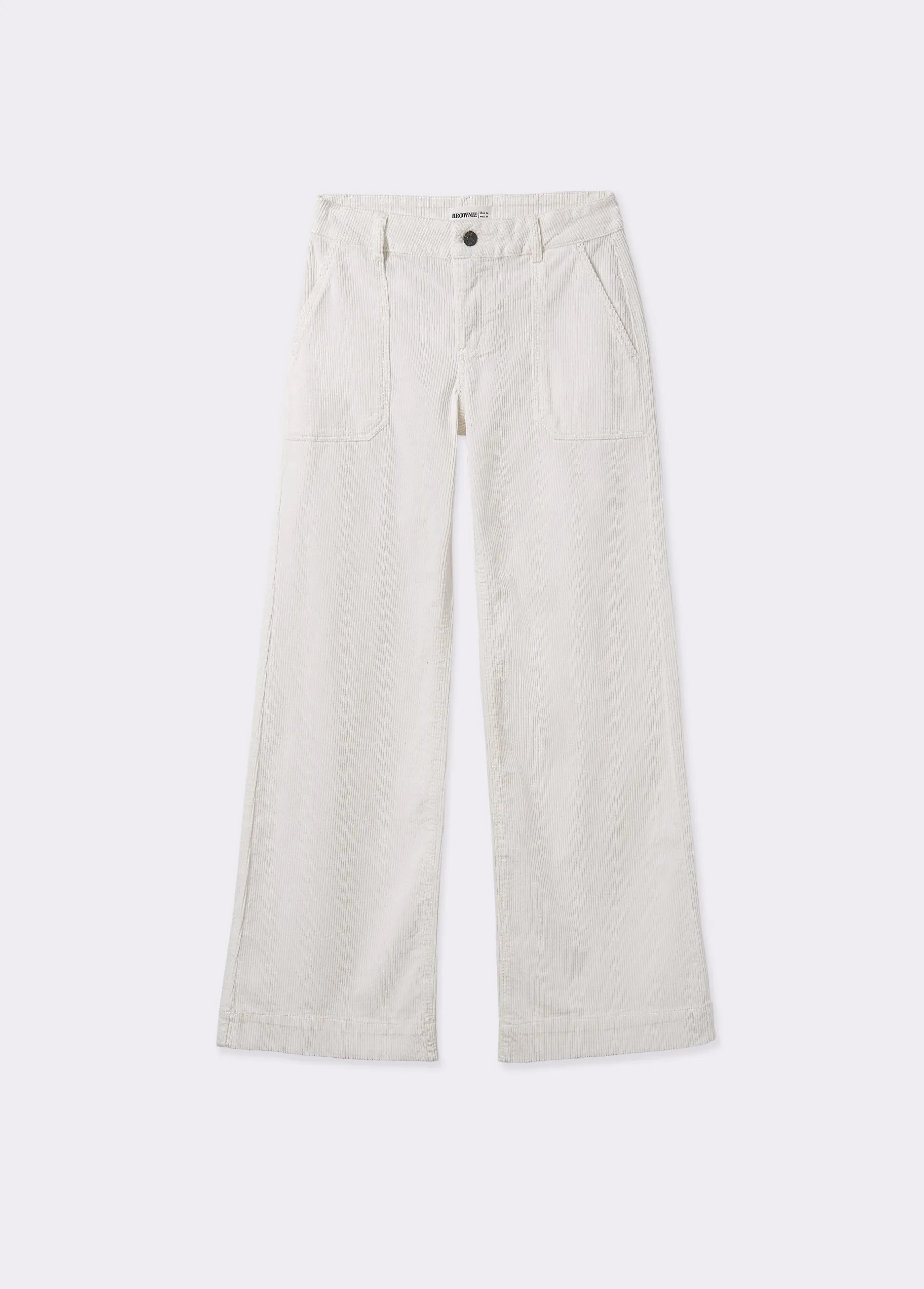 Pantalones*Brownie Pantalón pana culotte Crudo