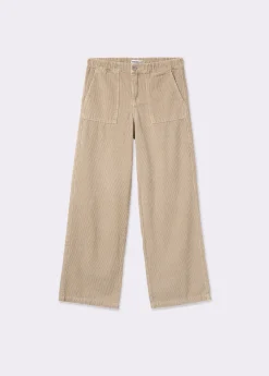 Pantalones*Brownie Pantalón pana recto Arena