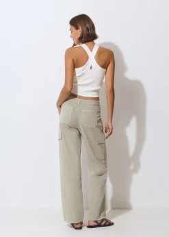 Pantalones*Brownie Pantalón recto cargo Kaki