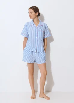Accesorios De Viaje*Brownie Pijama corto rayas Azul