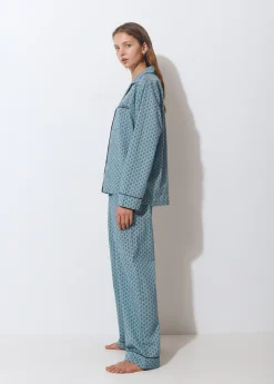 Ropa Interior*Brownie Pijama largo estampado Gris