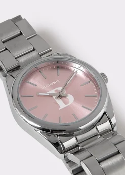 Relojes*Brownie Reloj 32 mm metalizado Rosaclaro