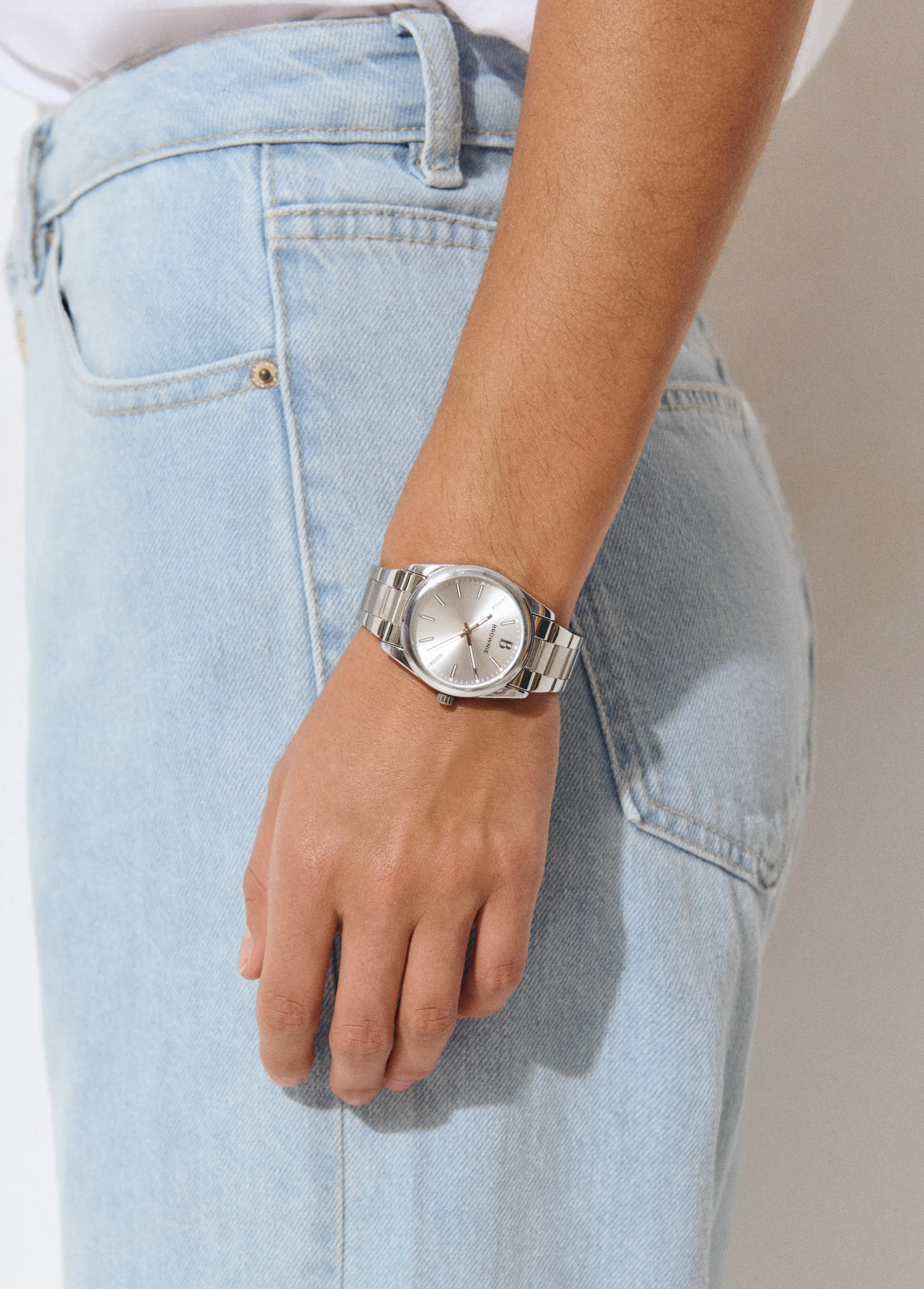 Relojes*Brownie Reloj 32mm Plata
