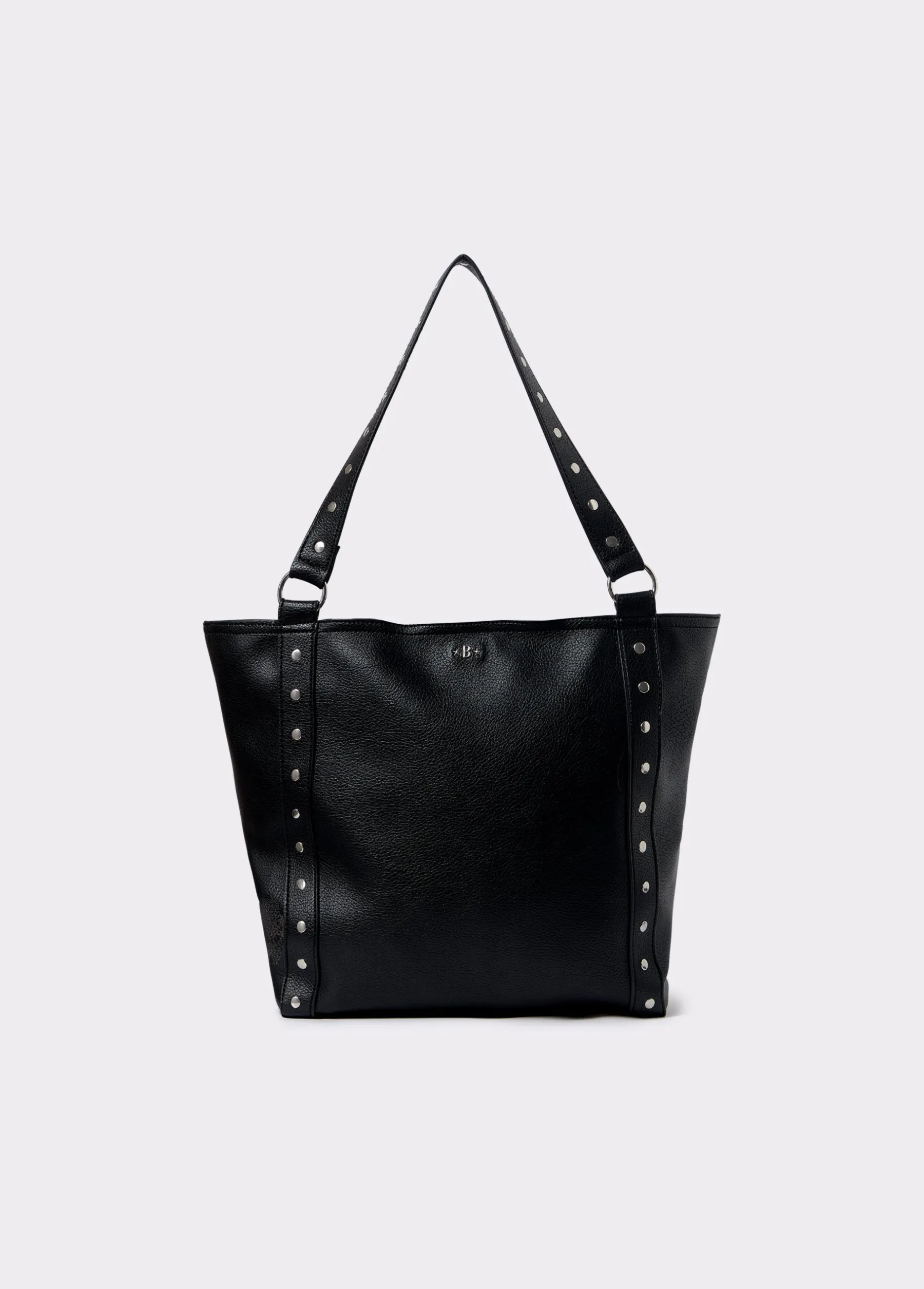 Bolsos*Brownie Shopper tachas Negro