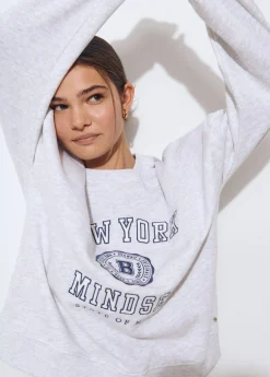 Sudaderas*Brownie Sudadera gris vigore bordado Grisvigore