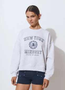 Sudaderas*Brownie Sudadera gris vigore bordado Grisvigore