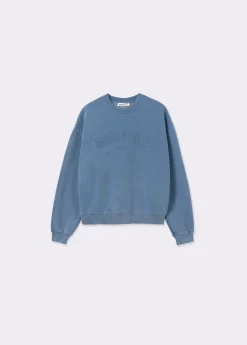 Sudaderas*Brownie Sudadera texto desflecado Azul