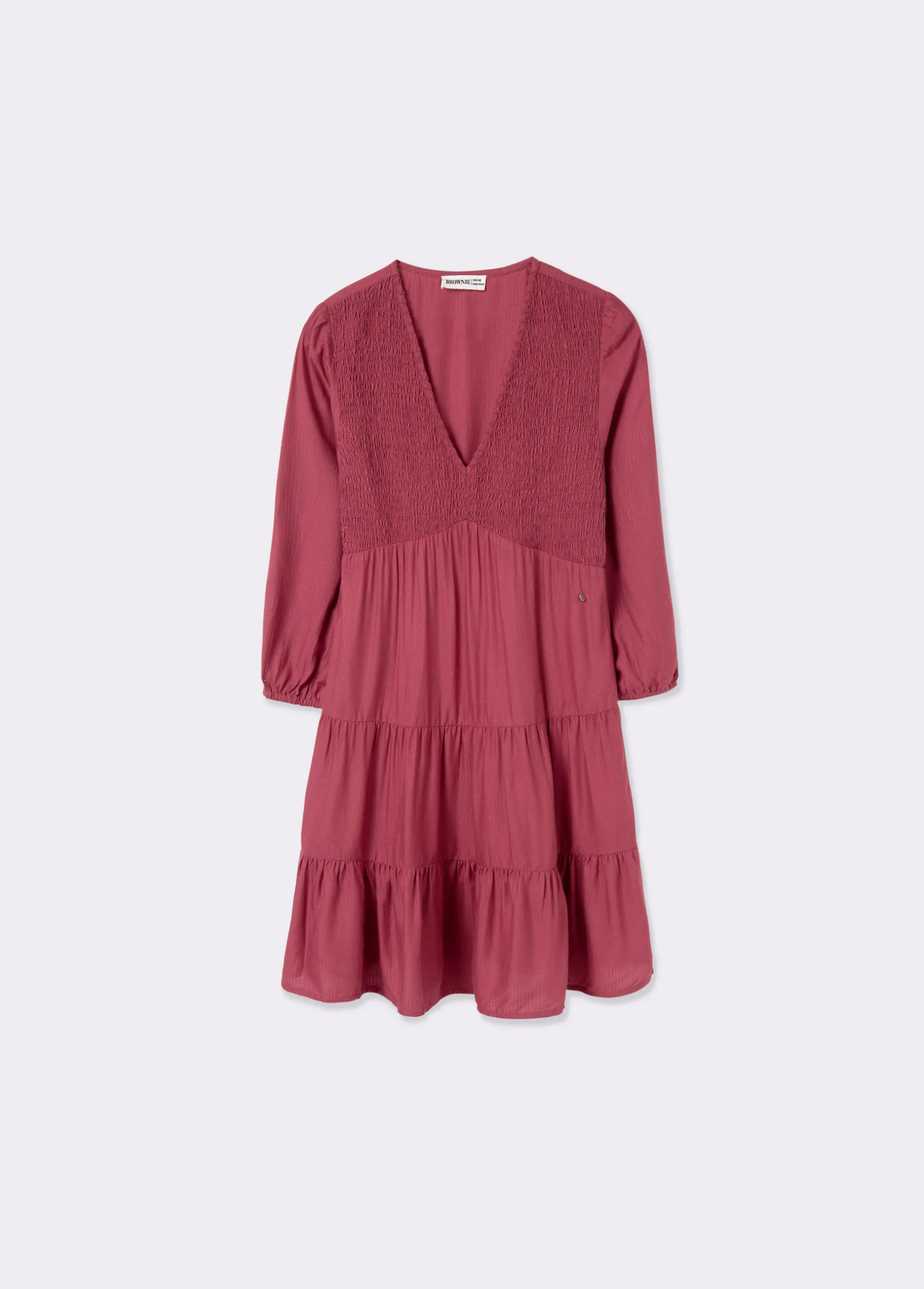 Vestidos Y Monos*Brownie Vestido corto liso Teja