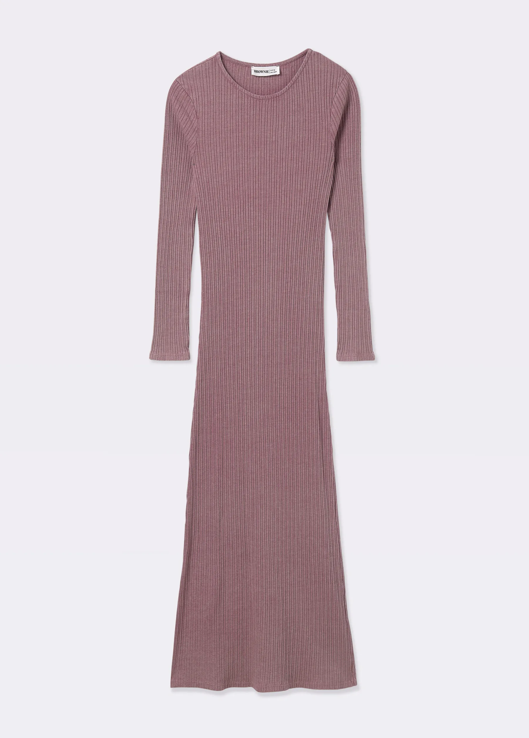 Vestidos Y Monos*Brownie Vestido midi canalé Rosado