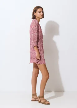 Vestidos Y Monos*Brownie Vestido smock estampado Teja